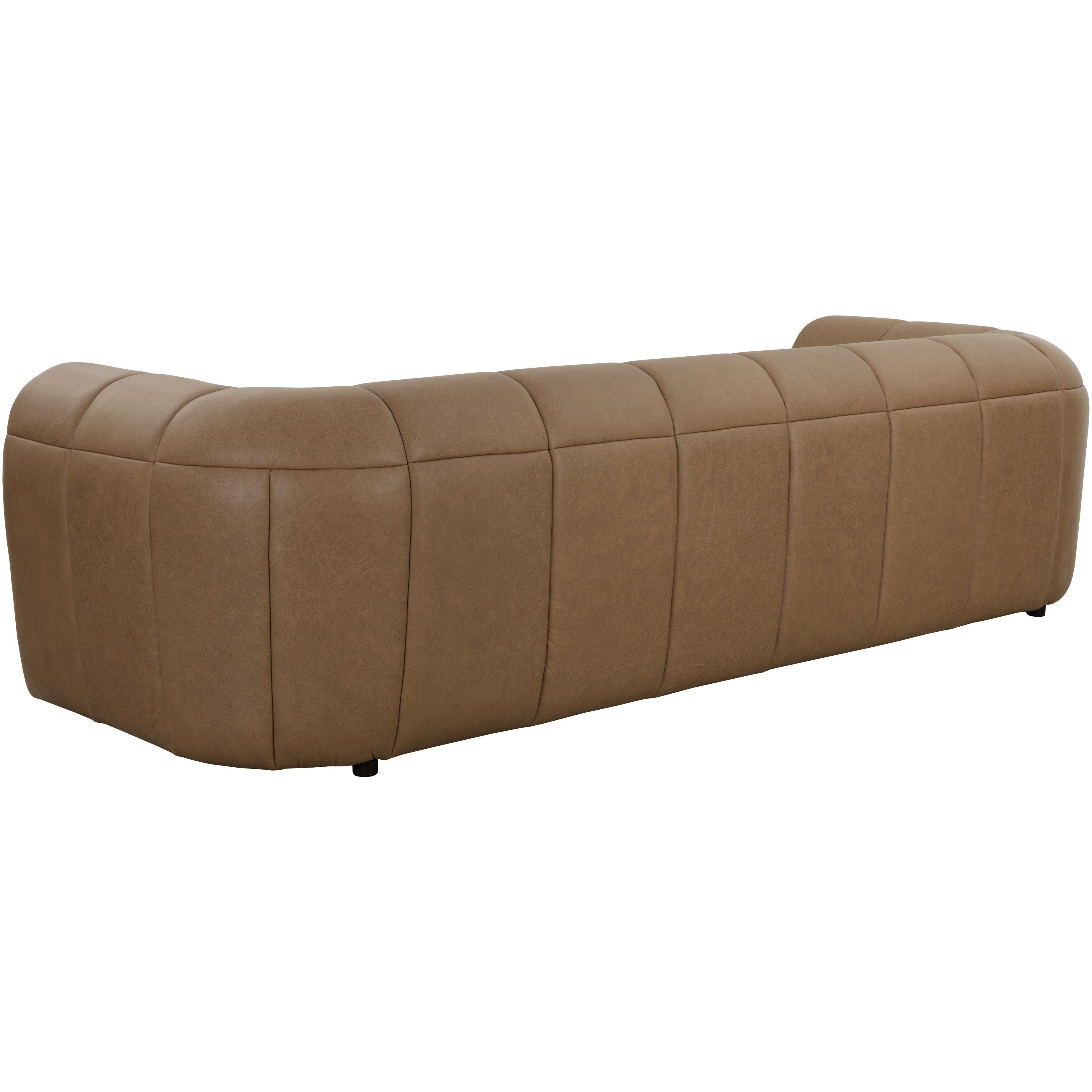 Cyril Franz Camel Leather Sofa